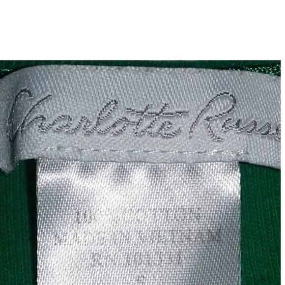 2 FOR $5 SALE Charlotte Russe Green Ribbed Top Size Small - Picture 7 of 7